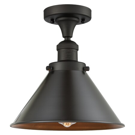 One Light Semi-Flush Mount